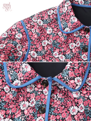 Hayden Floral Quilted Lapel Jacket