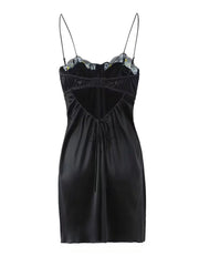 Thalia Saten Mini Dress