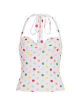 Candy Polka Dot Halter Top