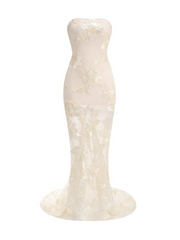 Athena Strapless Mermaid Maxi Dress