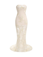 Skarlett Strapless Lace Maxi Dress