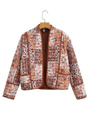 Atalie Vintage Patchwork Quilted Jacket