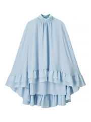 Indie Ruffled Bell Sleeve Mini Dress