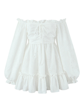 Nairobi Off Shoulder Ruffle Mini Dress
