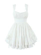 Keily Backless Ruffled Mini Dress