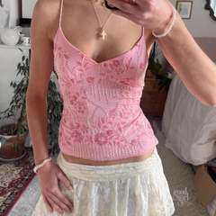 Kye Strappy Backless Sequin Top