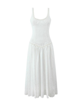 Jaziah Jacquard Slit Maxi Dress