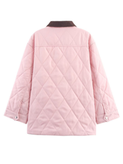 Ryder Pink Quilted Utility Jacket