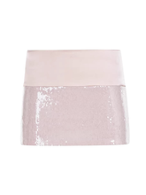 Clementine Pink Sequin Mini Skirt