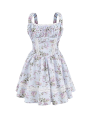 Cosette Floral Lace Mini Dress