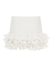Neila Smocked Pleated Mini Skirt
