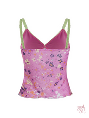Mina Floral Mesh Top