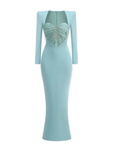 Moon Heart Ruched Gown