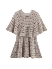 Joi Layered Lace Knit Top