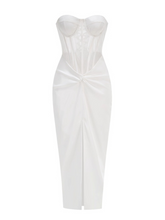 Ember Satin Corset Gown