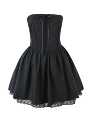Rivkah Lace Strapless Corset Dress