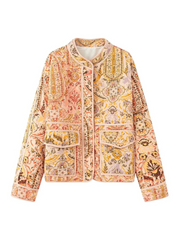 Kaloni Floral Puffer Jacket