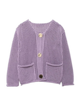 Alexys Button-Front Knit Cardigan