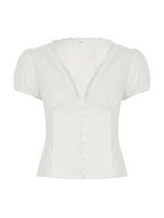 Ada Lace Trim Top