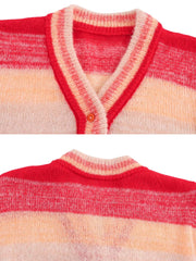 Ayla Multicolor Striped Cardigan