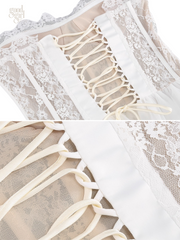 Eliana Lace Corset Tulle Mini Dress