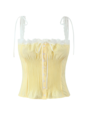 Kimberlyn Lace Ruched Camisole