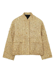 Janel Sparkle Sequin Jacket