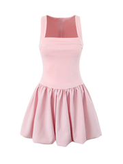 Annette Square Neck Mini Dress