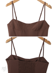 Elliotte Bow Strap Mini Dress