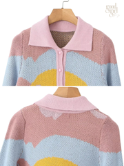 Hazel Embroidered Knit Cardigan