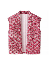 Kalee Printed Padded Vest
