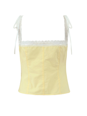 Kimberlyn Lace Ruched Camisole