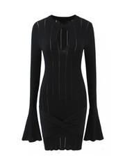Raylyn Cut-Out Knit Mini Dress