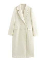 Adley Double-Breasted Long Coat
