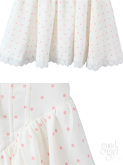 Jacee Ditsy Dot Corset Mini Dress