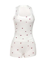 Daysi Heart Print Lounge Set