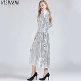 Elegant Jackets Casaco Feminino Sequin Long Jacket Cardigan Coat Chaqueta Mujer Outerwear