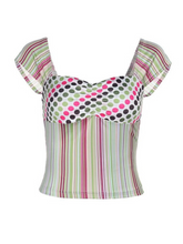 Nayah Striped Crop Top