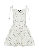 Quincy Bow Polka Dot Dress