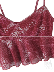 Alexys Mesh Print Mini Dress