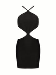 Kasie Cross Back Mini Dress