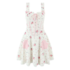 Saanvi Floral Corset Mini Dress