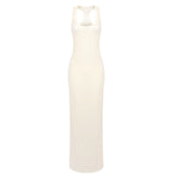 Hunter Sequin Backless Maxi Dress