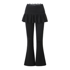 Lian Lace Skirted Flare Pants