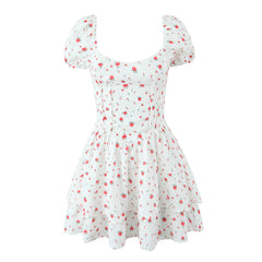 Camiyah Bubble Sleeve Midi Dress
