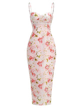 Neila Printed Strapless Maxi Dress