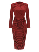 Aiza Embellished Pleated Maxi Dress