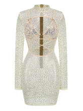 Jaylen Long Sleeve Sequin Mini Dress