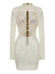 Jaylen Long Sleeve Sequin Mini Dress