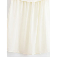 Crème Whirl Dress